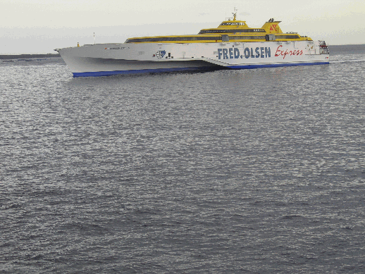 Die Fähre nach San Sebastian de la Gomera